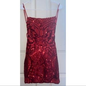 Lucy in the Sky Starstruck Sequin Dress